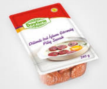 ŞEN PİLİÇ ISL İŞ.GÖR.DİLİMLİ SUCUK 240 G DOYFARM*12